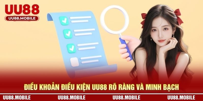 Điều khoản điều kiện UU88 rõ ràng và minh bạch