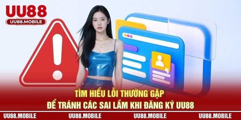 Tìm hiểu lỗi thường gặp để tránh các sai lầm khi đăng ký UU88
